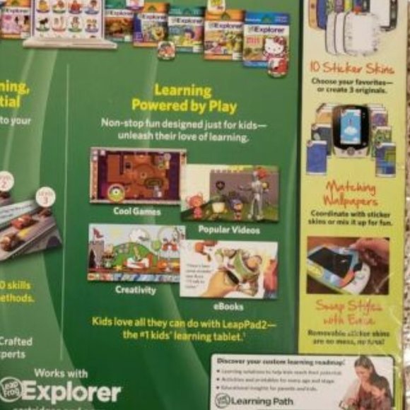 Leapfrog Leappad 2 Custom Edition Learning System: Green NWT/NEW! - Picture 3 of 6